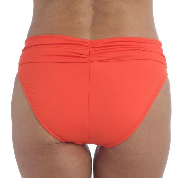 New coral la Blanca island goddess shirred band hipster poolside - Picture 2 of 7